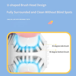 Ultrasonic U Shaped Electric Toothbrush with Sanitizer