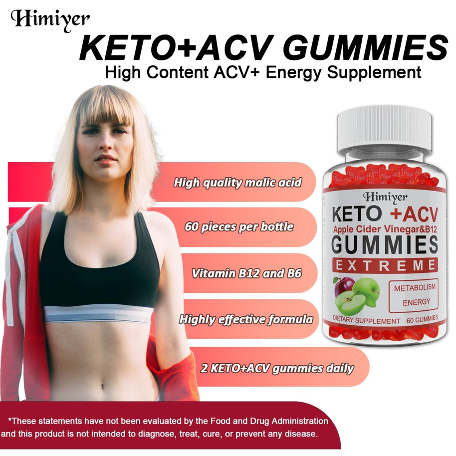 Malic Apple Cider Vinegar & B12 Gummies