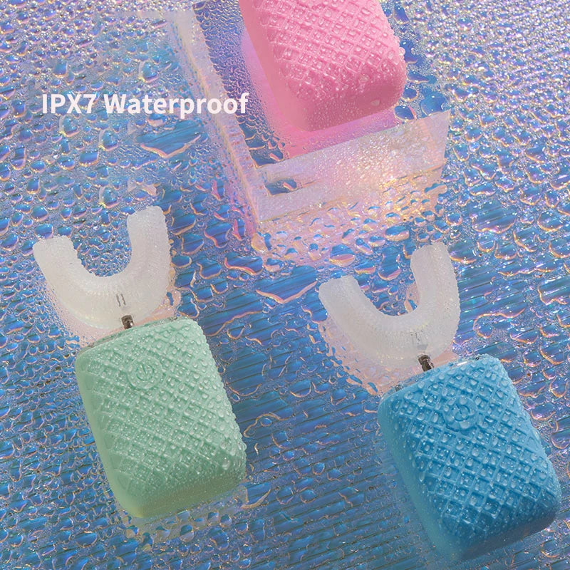 Ultrasonic U Shaped Electric Toothbrush with Sanitizer