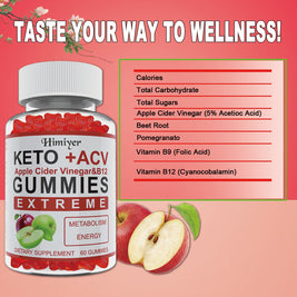 Malic Apple Cider Vinegar & B12 Gummies