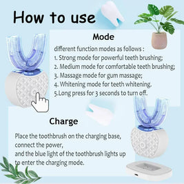Ultrasonic U Shaped Electric Toothbrush